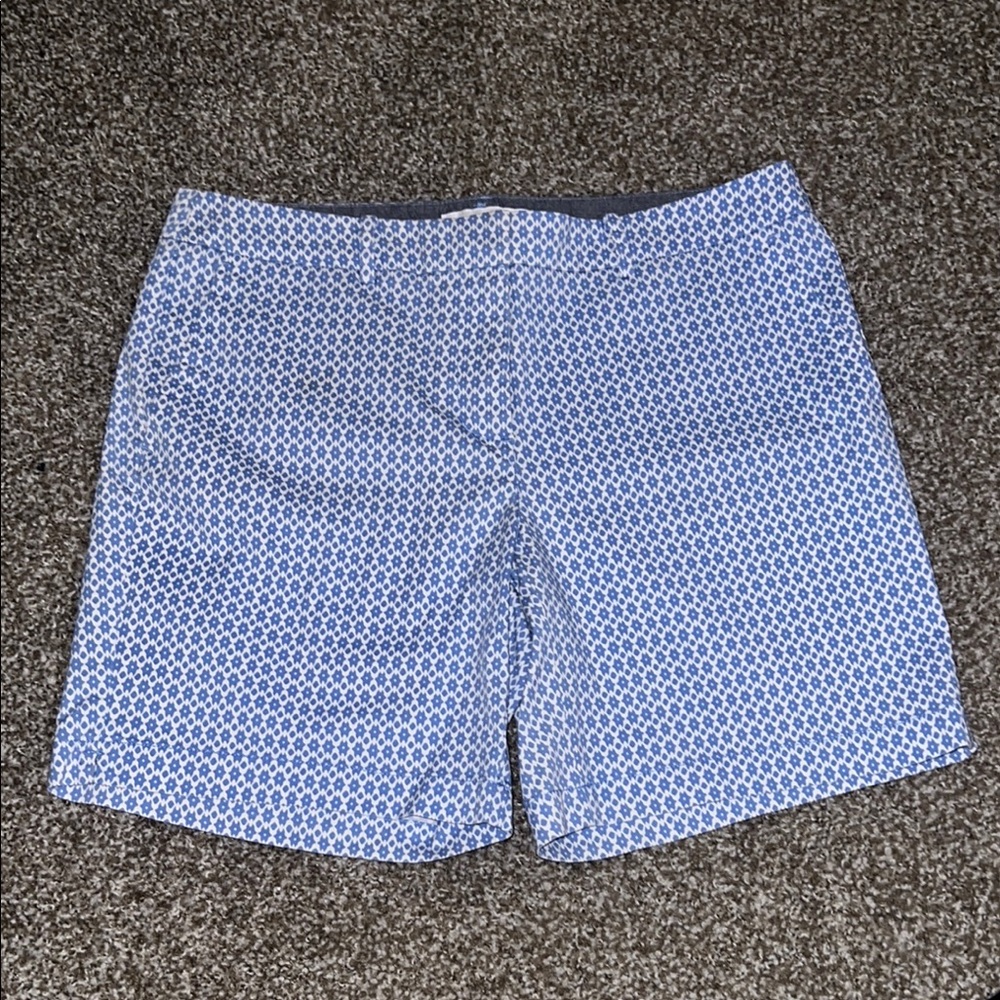 Nautica Women's Blue Patterned Shorts